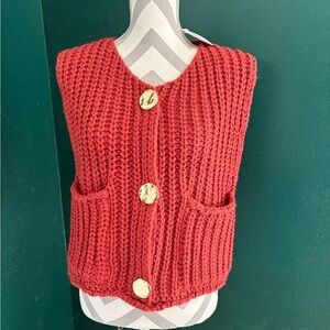 Anrabess NWTChunky Knit Sweater Vest
